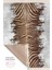 Zebra Desen Dijital Baskı Salon Halısı Yıkanabilir Kaymaz Taban Halı Yolluk 3