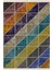 Renkli Patchwork Tasarım Halı Yolluk Kaymaz Taban Makinada Yıkanabilir Dijital Baskı Halı 2