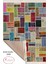 Renkli Patchwork Tasarım Halı Yolluk Kaymaz Taban Makinada Yıkanabilir Dijital Baskı Halı 3