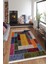 Renkli Patchwork Tasarım Halı Yolluk Kaymaz Taban Makinada Yıkanabilir Dijital Baskı Halı 1