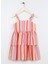 Çizgili Pembe Kız Çocuk Kısa Elbise Luke 2