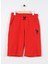 Bağlamalı Bel Standart Kırmızı Erkek Çocuk Şort GUNDERIY023 1