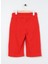 Bağlamalı Bel Standart Kırmızı Erkek Çocuk Şort GUNDERIY023 2