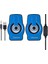 X1 Blue Rgb Gaming Hoparlör - Mavi 1