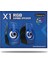 X1 Blue Rgb Gaming Hoparlör - Mavi 3