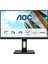 Aoc U27P2CA 27" 4ms, 60Hz, 4K Ultra Hd,  2xhdmı, Dp, Usb-C, 3,5mm Kulaklık, Pivot, IPS Panel Monitör 1