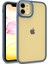Apple iPhone 12 Case Kılıf Case, Kamera Lens Korumalı Elektroplatin Kaplama Sert Pc Koruyucu Colourful Platinum Serisi 1