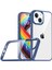 Apple iPhone 14 Kılıf Case, Kamera Lens Korumalı Elektroplatin Kaplama Sert Pc Koruyucu Colourful Platinum Serisi 1