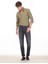 Koyu Gri Super Slm Fit Denim Pamuk Karışımlı Pantolon 1