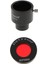 0.965 "ila 1.25" Teleskop Mercek Adaptörü (24.5mm Ila 31.7mm) + Kırmızı Filtre (Yurt Dışından) 1