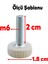 Bingo Rotil Ayakları M6 Civatalı Mm Beyaz Profil Ayağı 2.5 Cm (10 Adet) 4