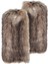 2pcs Bacak Isıtıcılar Bulanık Çorap Önyükleme Kapakları Lolita Kız Kostümü Kış 40CM (Yurt Dışından) 5