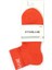 Premium Performance quarter Unisex Spor çorap turuncu 1