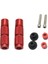 Evrensel Cnc Motosiklet Scooter Dirt Atv Ayak Çekimleri Ayak Pegs Kırmızı (Yurt Dışından) 1