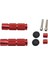 Evrensel Cnc Motosiklet Scooter Dirt Atv Ayak Çekimleri Ayak Pegs Kırmızı (Yurt Dışından) 3