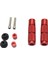 Evrensel Cnc Motosiklet Scooter Dirt Atv Ayak Çekimleri Ayak Pegs Kırmızı (Yurt Dışından) 4