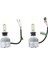 1 Çift Araba LED Far Lambası Kiti 36W 8000LM Kafa Ampul 6500K H3 (Yurt Dışından) 2