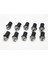 10 Paket Alüminyum Motosiklet Ön Cam Sırpuk Suzuki Yamaha Kawasaki Gümüş Için Uygun ve Wellnuts ile M5 (Yurt Dışından) 3