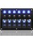 6 Çete Deniz Geçişi Rocker Anahtar Paneli Su Geçirmez 12V -24V Mavi LED (Yurt Dışından) 2