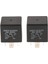 2x Evrensel Araba Otomotiv Kamyon 24 V Volt Dc 40APP Röle 5pin Siyah (Yurt Dışından) 2