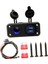 12 24V Çift USB Hızlı Şarj Soketi Outlet Deniz Tekneleri Için Mavi LED Işıklar (Yurt Dışından) 3