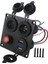 Çift USB Şarj + Voltmetre + 12 V Soket + Anahtarı 4 Delik Paneli Deniz Araba (Yurt Dışından) 1