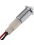12V LED Metal Göstergesi Tel Kırmızı ve Yeşil Işık ile Düşük Kemerli Işık Lambası (Yurt Dışından) 4