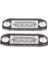 Çift LED Lisans Numarası Plaka Işık Lambaları Volvo S80 XC90 S40 V60 S60 C70 Için (Yurt Dışından) 2