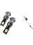 1 Çift H3 24 W 1200LM Araba Turbo LED Far Kitleri Ampul 6500K (Yurt Dışından) 4