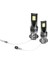 1 Çift H3 24 W 1200LM Araba Turbo LED Far Kitleri Ampul 6500K (Yurt Dışından) 5