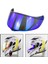 Tam Yüz Motosiklet Kask Visor K1 K3SV K5 Gri Mavi (Yurt Dışından) 3