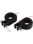 Motosiklet 1-1/2 '' Motor Karayolu Ayağı Peg Montaj Kelepçe Kiti - Siyah (Yurt Dışından) 2