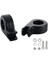 Motosiklet 1-1/2 '' Motor Karayolu Ayağı Peg Montaj Kelepçe Kiti - Siyah (Yurt Dışından) 4