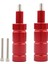 2pcs Motosiklet Sis Fark Braketi M8 Montaj Kırmızı Kurulumu Kolay (Yurt Dışından) 2