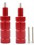 2pcs Motosiklet Sis Fark Braketi M8 Montaj Kırmızı Kurulumu Kolay (Yurt Dışından) 5