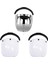 3x Açık Yüz Kask Vizör Kabarcığı Visor Pc Lens (Yurt Dışından) 1