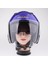 Açık Yüz 3/4 Nokta Motosiklet Kask - Boyut ve Renk Mavi M Seçin (Yurt Dışından) 2
