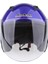 Açık Yüz 3/4 Nokta Motosiklet Kask - Boyut ve Renk Mavi M Seçin (Yurt Dışından) 3