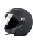 Motosiklet Kaskları Elektrikli Bisiklet Kask Açık Yüz Şeffaf Lens Vizör Erkek Kadın Scooter Motosiklet Moto Bisiklet Kask - Siyah L (Yurt Dışından) 1