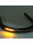 Cafe Racer Koltuk Çerçevesi Hoop Loop W / LED Fren Lambası Işık Brat Yassı Çelik 210MM Düz 210MM (Yurt Dışından) 4