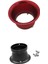 24-30MM Karbonhidrat Arayüzü Için 50MM Hava Filtresi Arayüz Bardağı Kırmızı Siyah (Yurt Dışından) 1