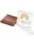Etiket Baskılı Erkek Bebek Çikolatası (Kare Metal Kutu) 100 Adet Madlen 5