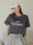 Kadın Polite-Romantic Baskılı Oversize T-Shirt 1