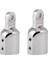 2 x Paslanmaz Çelik Uç Tapalar Hortum Braket Tekne Gemisi Bimini Üst 22MM - 25MM (Yurt Dışından) 5