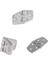 3peeces Paslanmaz Çelik Döküm Menteşe Kapısı Menteşe Tekne Yat Rv 76X38MM (Yurt Dışından) 1