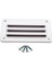 Beyaz Abs Panjur Plastik Panjurlu Havalandırma Rv Tekne Marine Yat 140X79MM Için (Yurt Dışından) 1
