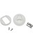 6 Paket 2 "yuvarlak Floş Çekme Çekme Slam Mandalı Tekne Deniz Güverte Kapak Kapısı Güverte Beyaz (Yurt Dışından) 2