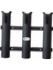 Siyah Plastik Balıkçılık 3 Çubuk Tutucular 12" Deniz Tüpü Depolama Rafı Black4 (Yurt Dışından) 3