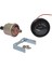 Tekne 2" 52MM Için Npt1 8 Sensörü ile 12V Yağ Basınç Göstergesi LED Arka Işık (Yurt Dışından) 2
