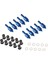 10 Adet Evrensel Ön Cam Spike Cıvata M5 5mm Vida Kuyu Kuruyemiş Cam Blue (Yurt Dışından) 3